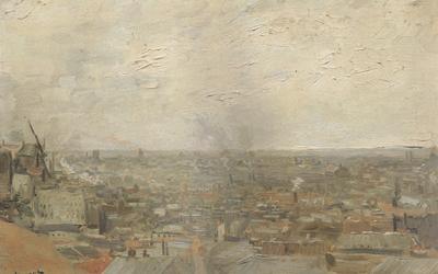 Vincent Van Gogh View of Paris from Montmartre (nn04) oil painting picture